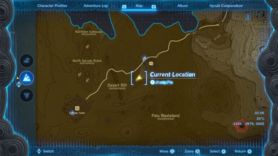 A map showing the location of Ponthos