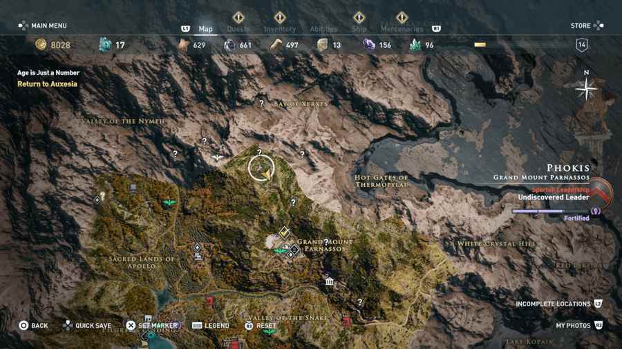 AC Odyssey Bear Location