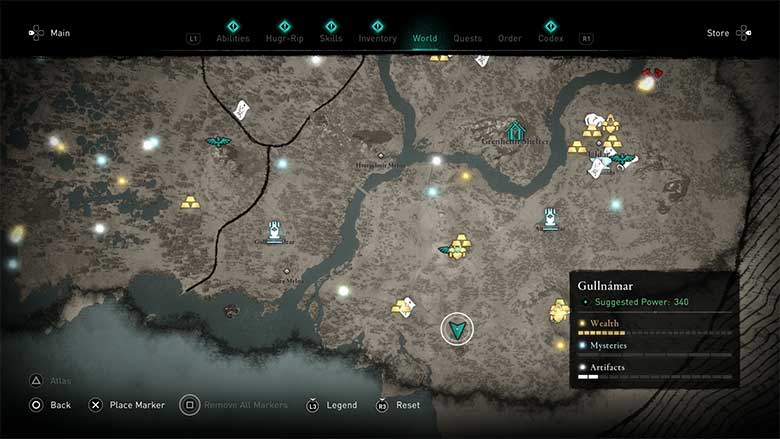 AC Valhalla Dawn Of Ragnarok Map Of Gunnar's Tale Location