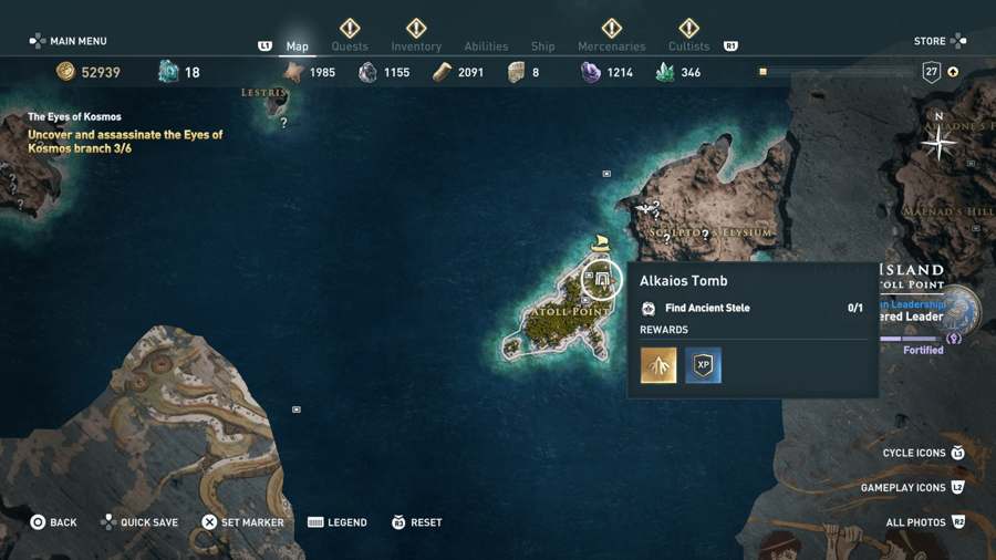 Alkaios Tomb Ac Odyssey