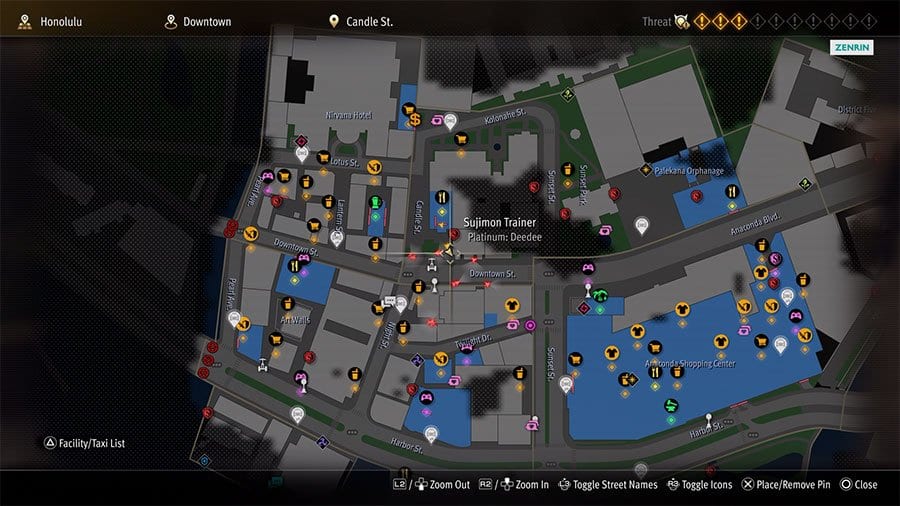 A map showing where to find Dodongo Island Guest Arque Dangerous III
