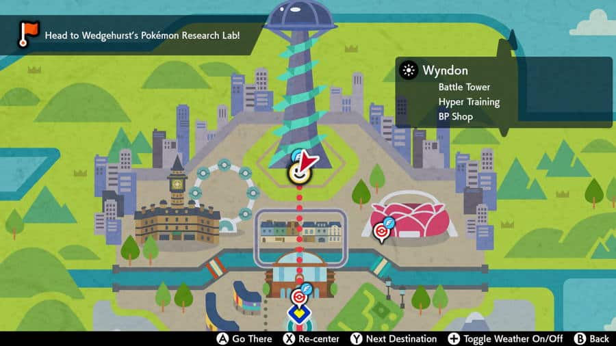 BP Location Pokemon Sword and Shield