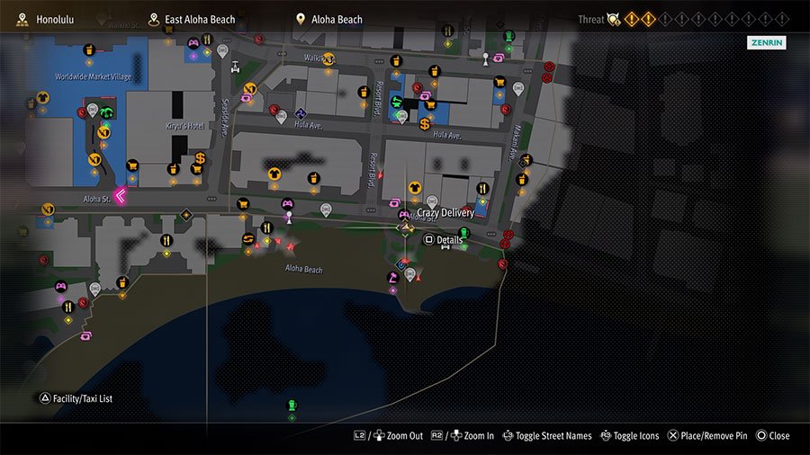 A map showing where to go to unlock Dondoko Island Guest Charlie