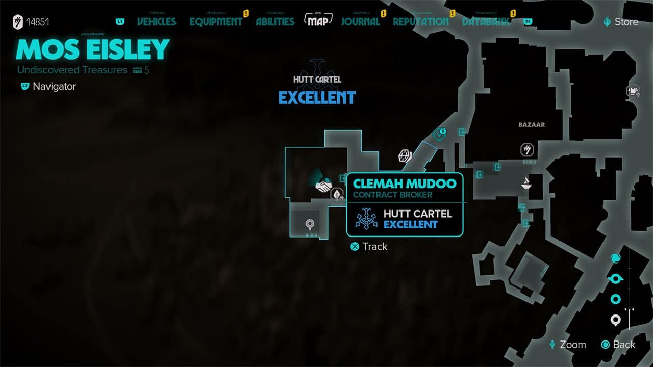 A map showing players where to obtain the Extra Refund