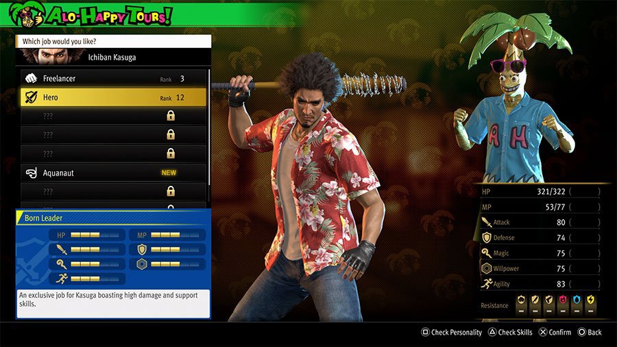 An image showing how to unlock the Hero Job In Like A Dragon Infinite Wealth