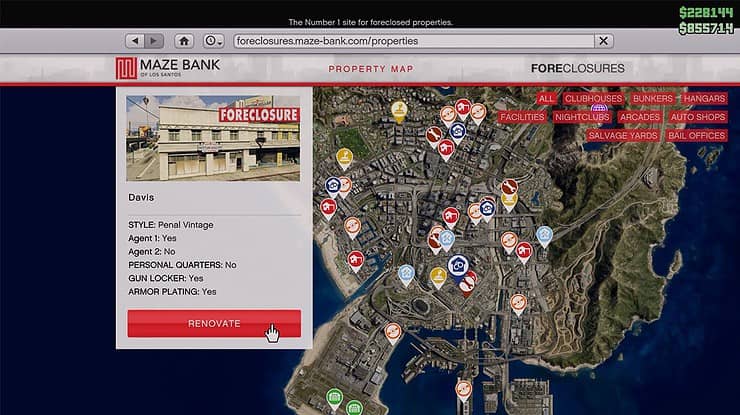 An image showing how to renovate the bounty agency to include more agents