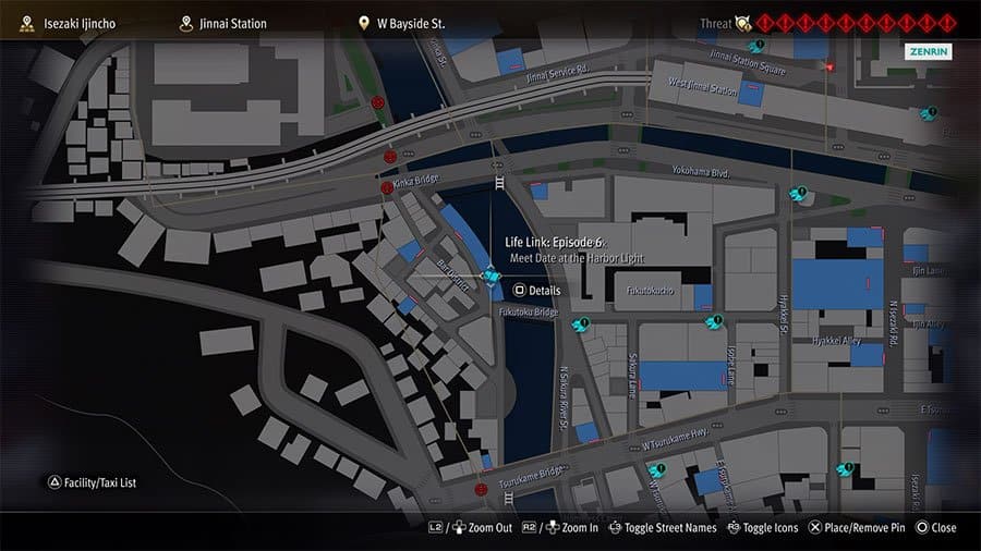 A map showing where to recruit Dondoko Island guest Kaoru Sayama