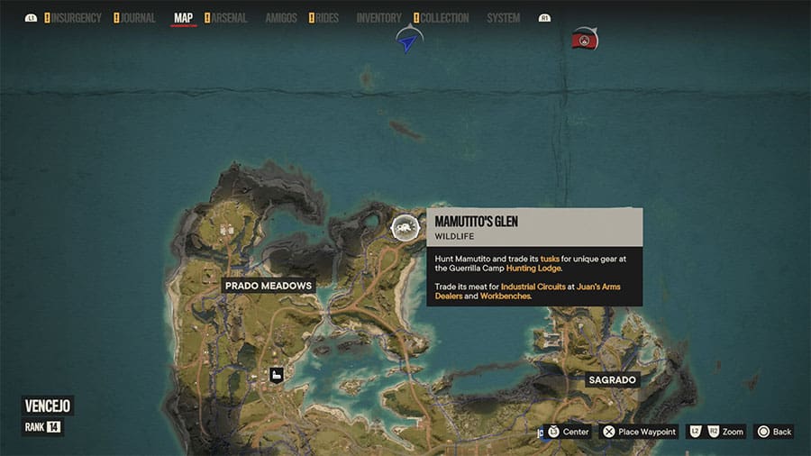 Mamutito Location
