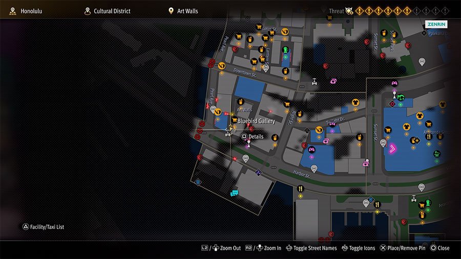 A map showing where to go to unlock Dondoko Island Guest Poison Mitsuo