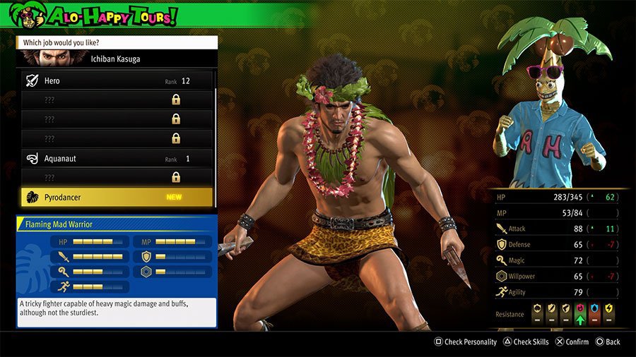 An image showing how to unlock the Pyrodancer Job in Like A Dragon Infinite Wealth