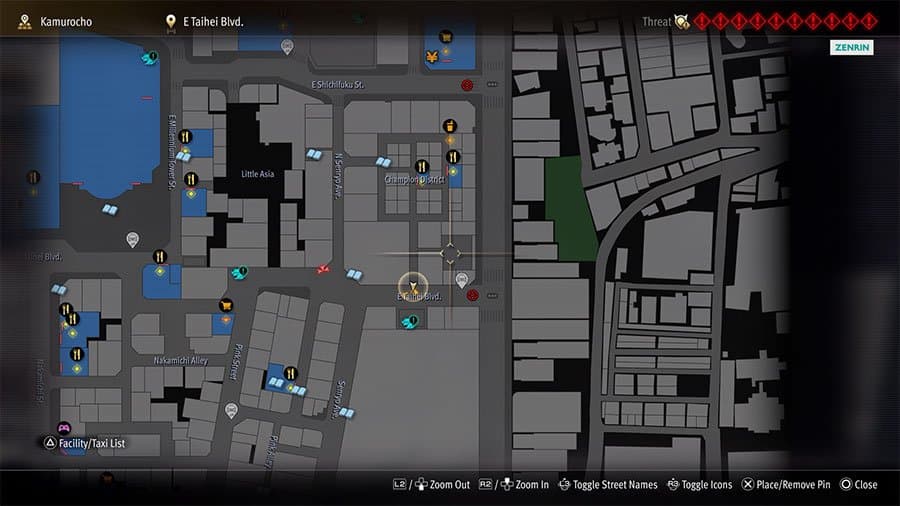 A map showing where to get Dondoko Guest Sotaro Komaki