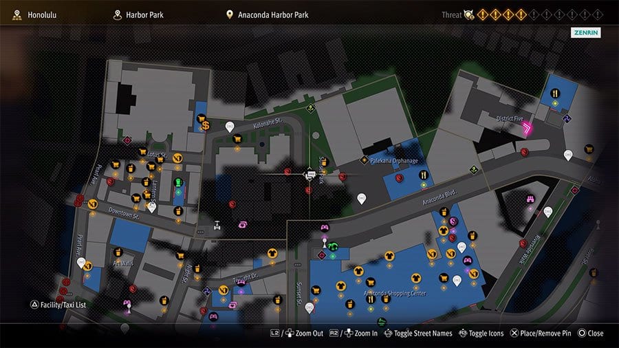 A map showing where to start Substory 28 An Authentic Blockbuster