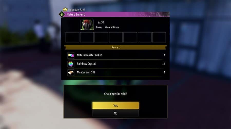 An image showing where to find Kiwami Master Tickets