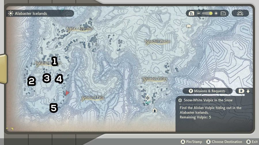 Where To Find The 5 Alolan Vulpix In Pokemon Legends Arceus